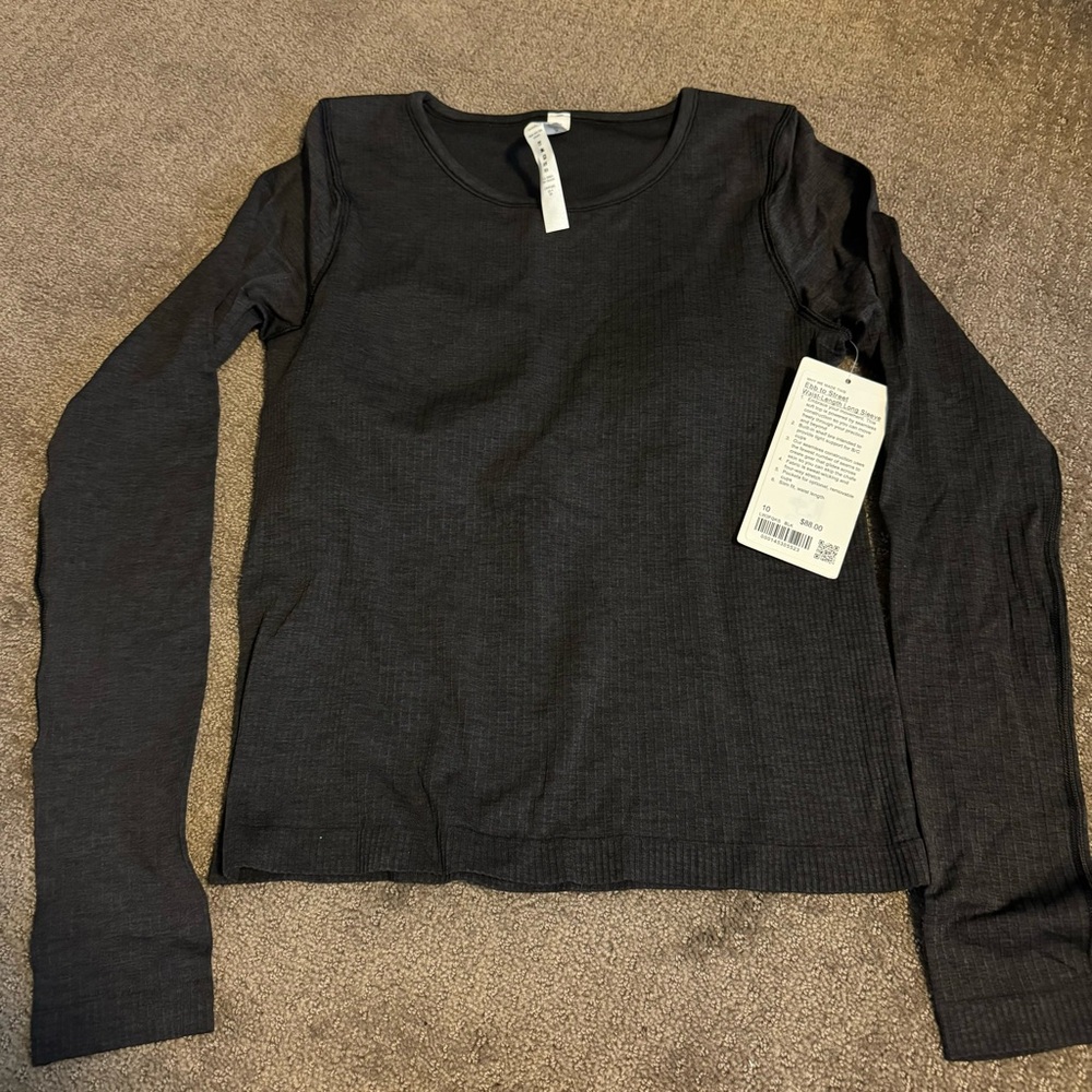 Lululemon Ebb to Street Long Sleeve Top Size 10